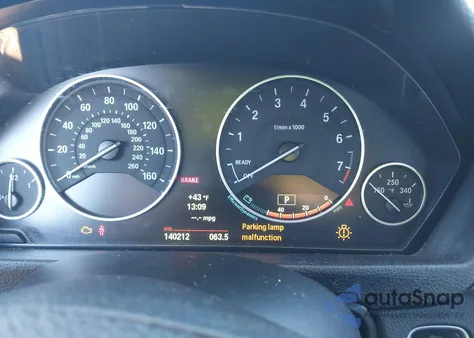 2013 BMW 320I xDrive z USA, uszkodzony, nr VIN WBA3C3C51DF979170